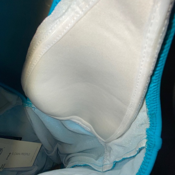 Profile by Gottex Womens Convertible V-Neck Swimsuit Tutti Frutti Aqua 10 New - Picture 8 of 10